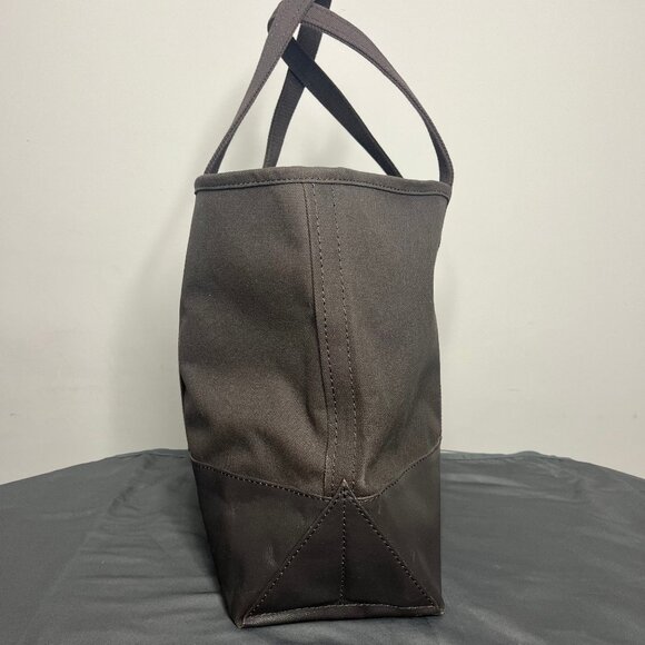 Eddie Bauer Boat Tote XL Waxed Canvas Bag Well Seasoned Outdoor Utility Garden - Picture 5 of 15
